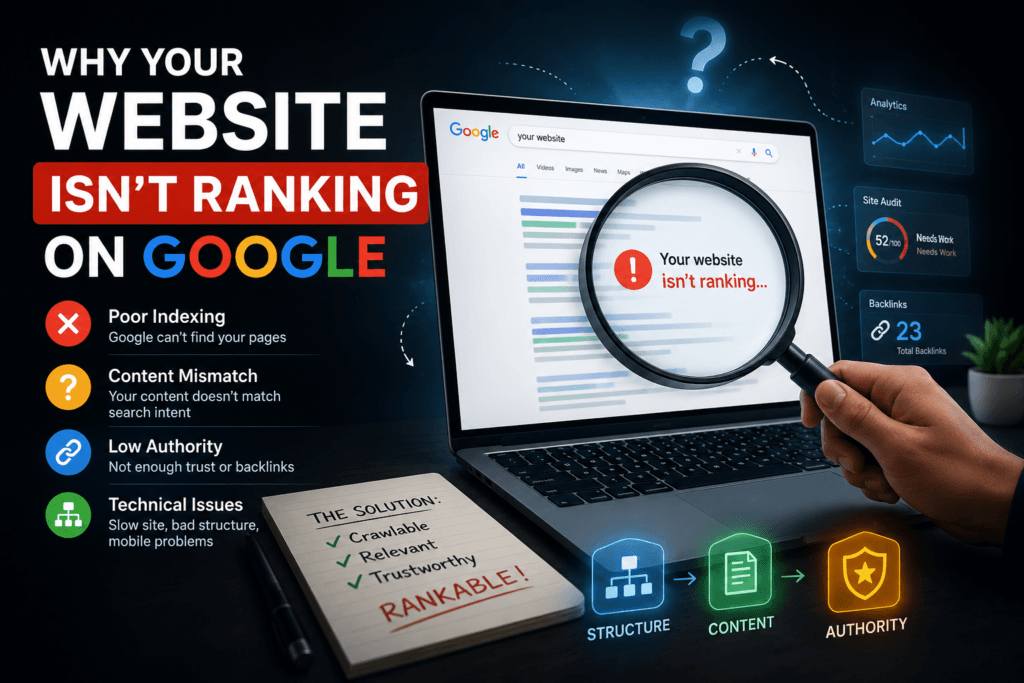 Why Your Website Isn’t Ranking on Google