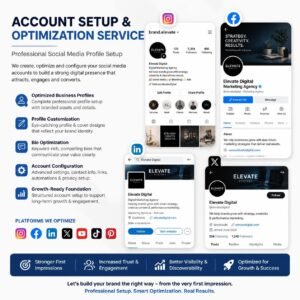 Account Setup & Optimization service